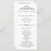 Programme Élégant traditionnel | Versailles Greray | MARIAGE (Devant / Derrière)