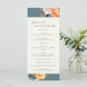 Programme Elégant Turquoise en terre cuite Marine Boho Flora (Debout devant)