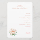 Programme Elegant Wedding Ceremony Program (Devant)