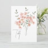 Programme Elégante Pêche et aquarelle verte Florale (Debout devant)