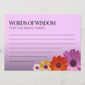 Programme Élégantes marguerites avec Mariage à Parties scint (Devant)