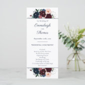 Programme Embrassez le Mariage floral | Bleu de la marine de (Debout devant)