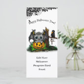 Programme En attente d'Halloween, Bat mignonne et Corbeau (Debout devant)