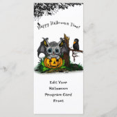 Programme En attente d'Halloween, Bat mignonne et Corbeau (Devant)