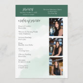 Programme En Mémoire Amoureuse Eucalyptus Services de verdur (Dos)