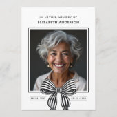 Programme En mémoire amoureuse Ordre moderne de service Phot (Devant)