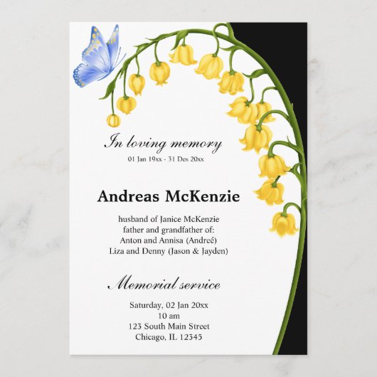 Programme En mémoire d'amour (Devant)