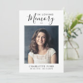 Programme En mémoire d'amour Photo Ordre de service Mémorial (Debout devant)