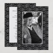 Programme En souvenir de l'amour mémoire or ciel poème photo (Devant / Derrière)