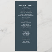 Programme Épée argentée florale médiévale grise pour mariage (Dos)