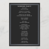 Programme Épée Médiévale Argent Noir Mariage Royal (Dos)