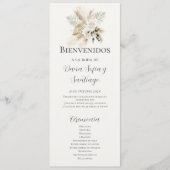 Programme espagnol de mariage des choeurs (Devant)