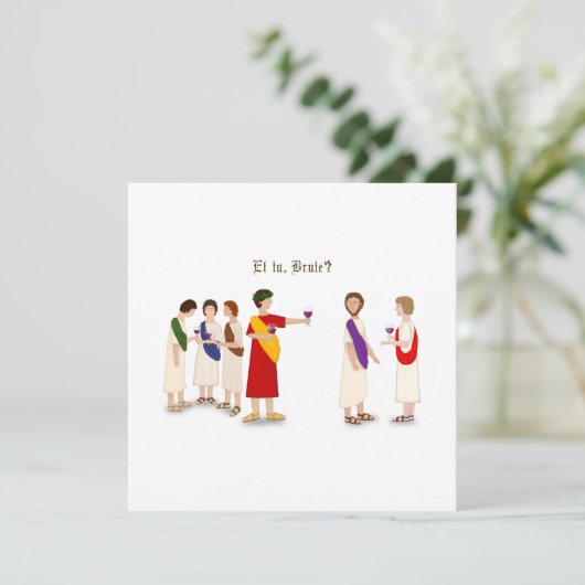 Programme Et Tu Brute ? Julius César à une fête (Debout devant)