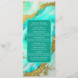 Programme Ethereal Elegance Turquoise Geode Inspiré Mariage