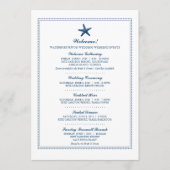 Programme Étoile de mer gracieuse | Mariage (Devant)