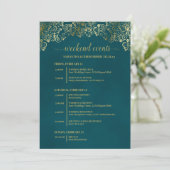 Programme Événements & Calendrier de Mariage Élégant Sarcell (Debout devant)