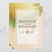 Programme Fab Chartreuse 🤵 audacieux et élégant Mariage bud (Devant / Derrière)