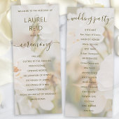 Programme Faded Elegant Rose blanche Photo Mariage romantiqu