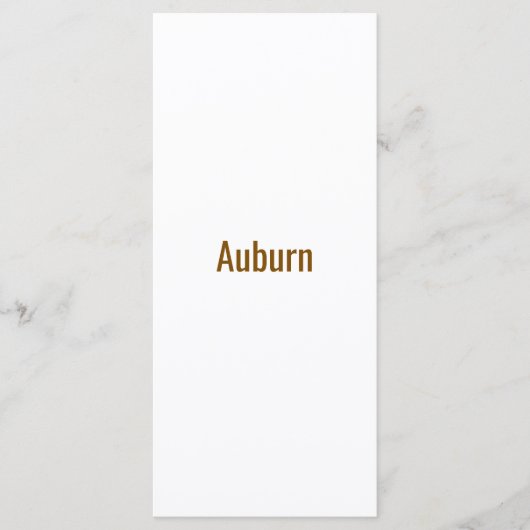 Programme Faites de votre marque un plat 4" x 9" (Devant)