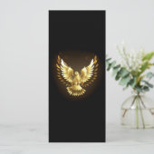 Programme Faux Gold Foil Peace Dove en noir (Debout devant)