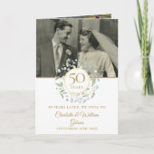 Programme Fête de 2 Photo 50e Anniversaire de Mariage avec V (Devant)