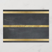 Programme Fête des mariées Chalk Itinéraire Bachelorette Or (Dos)