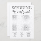 Programme Fête des mariées de recherche mariage Word (Devant / Derrière)