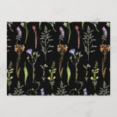 Programme Fête des mariées Itinéraire Fleurs sauvages Floral (Dos)