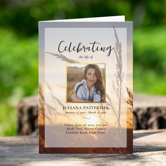 Programme Fête pacifique du coucher du soleil Célébration de