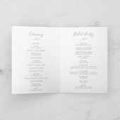 Programme Feuille minimale | Mariage plié bleu foncé (Intérieur)