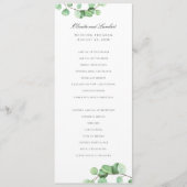 Programme Feuilles de verdure moderne Eucalyptus (Devant)