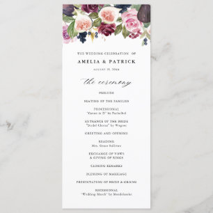 Programme Figes d'aquarelle et Mariage de automne de fleurs