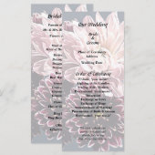 Programme Filles et marguerites sombres et légères (Devant / Derrière)