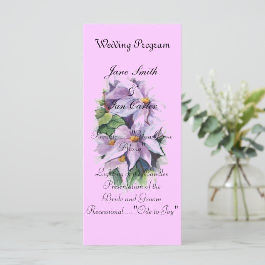 Programme Fleur de clematis d'aquarelle (Debout devant)