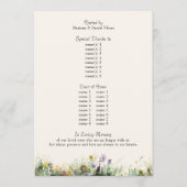 Programme Fleur sauvage Cowgirl Photo Rustique Floral Quince (Dos)