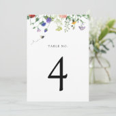 Programme Fleur sauvage et abeilles Numéro de tableau (Debout devant)