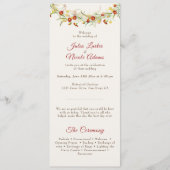 Programme Fleur sauvage Jaune Marigold Mariage de feuillage (Devant)