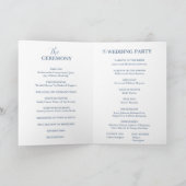 Programme Fleur sauvage Mariage bleu Dusty (Intérieur)