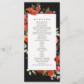 Programme Fleur sauvage  Poppies Dark Monogram Mariage (Dos)
