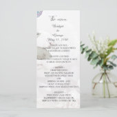 Programme Fleur sauvage rose   de pivoine florale mariage (Debout devant)