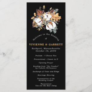 Programme Fleurs d'automne rustiques do-it-yourself Mariage