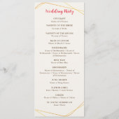 Programme Fleurs de forêt sauvage Mariage de feuillage de ch (Dos)