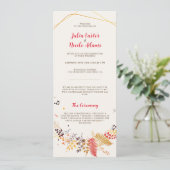 Programme Fleurs de forêt sauvage Mariage de feuillage de ch (Debout devant)