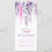 Programme fleurs de vigne mariage en cascade de l'indigo aqu (Devant)