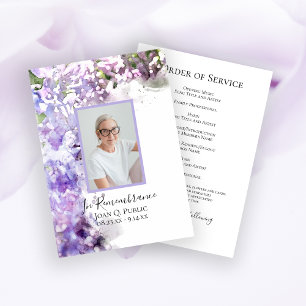 Programme Fleurs Lilac Violet Service funéraire