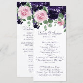 Programme Fleurs luxuriantes | Garland de rose violet et ros (Devant / Derrière)