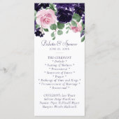 Programme Fleurs luxuriantes | Garland de rose violet et ros (Devant)