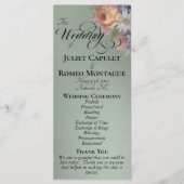 Programme Fleurs sauvages à l'aquarelle - Mariage sauge (Devant)