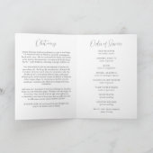 Programme Fleurs sauvages Botaniques Ordre de service Funéra (Intérieur)