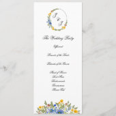 Programme Fleurs sauvages en couleurs primaires (Dos)